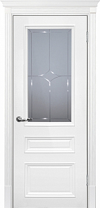 Товар Межкомнатная дверь Смальта 06 Белый ral 9003