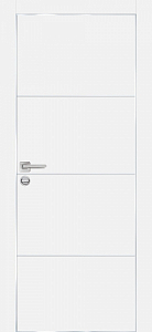 Товар Межкомнатная дверь PX-2  AL кромка с 4-х ст. Белый матовый